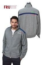 Herren Sweatshirt Jacke offen Winter mit Reißverschluss und Taschen FRUCHT