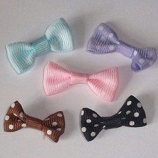 A623 Stoff Schleife + Punkte