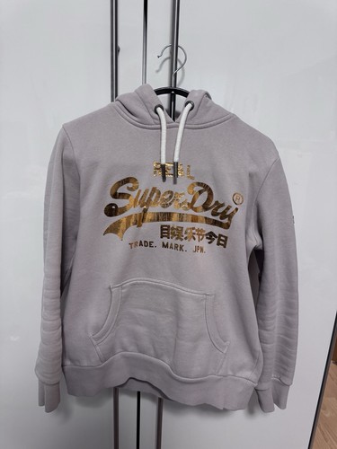 Superdry hoodie beige mit - superdry,
