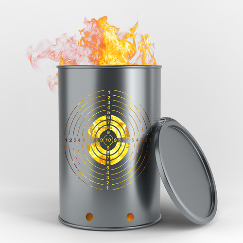 Feuertonne zielscheibe - zielscheibe, |