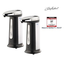 Carlo Milano 2er-Set Automatische Seifenspender mit IR-Sensor, 400 ml