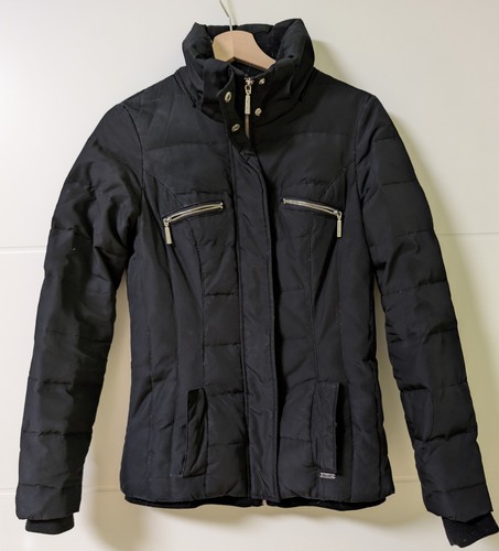 Zara daunenjacke mit kapuze - daunenjacke,