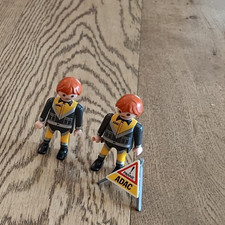 Playmobil 2 ADAC Figuren mit Warndreick