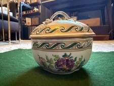 Sächsische Porzellanmanufaktur Dresden | Zuckerdose | Antik | Sammlerstück