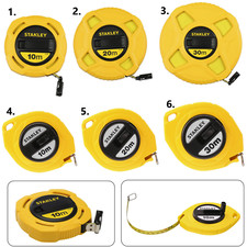STANLEY Rollmaßband Rollmeter Bandmass Bandmaß 10m 20m 30m Maßband Messband PRO