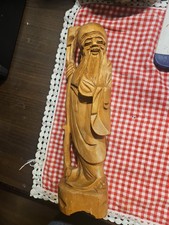 Alte asiatische Holzfigur –
