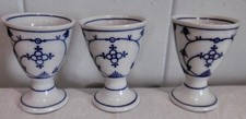 3 Porzellan Eierbecher Indisch