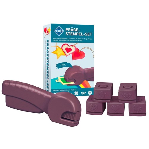 Pebaro prägestempel set - mit, 6