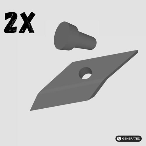 Power knopf button - 2x,