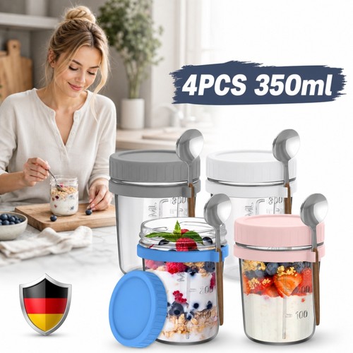 Overnight oats gläser mit - overnight,