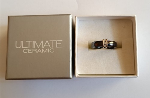 Ring keramik 375 weissgold - ring,