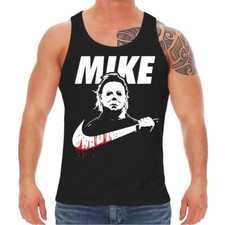 Herren Tank Top Muskelshirt Horror Mike metalhardcore biker life is pain trash