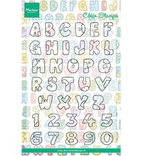 Stempel - Clearstamp - "Patchwork Alphabet" Marianne Design (CS0921)
