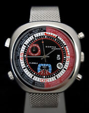 SORNA - WATCH - ARMBANDUHR - AUTOMATIC - VINTAGE - BLACK