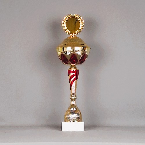 Pokal gold rot mit - 40, /