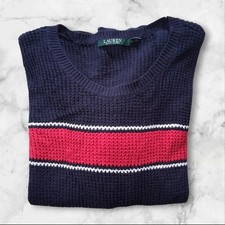 Ralph Lauren Strickpullover 3XL | Navy/Rot,Hochwertig & Selten!