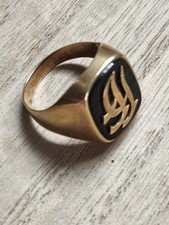 Goldring Ring Gold 585 Echtes Gold 7,06 Gramm Gold Echtschmuck Siegelring 