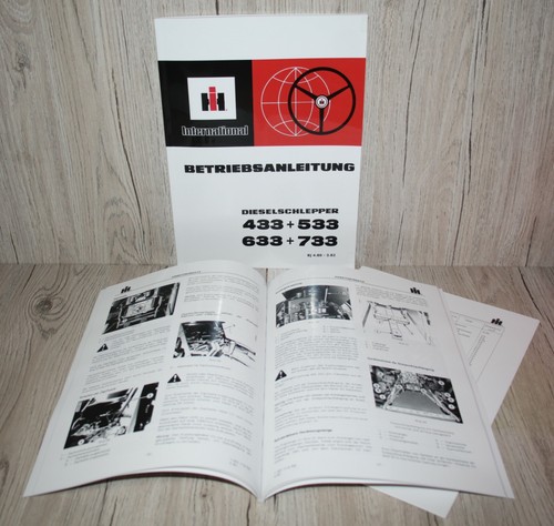 Ihc betriebsanleitung traktor - ihc,