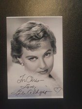 Lola Albright    + handsigned  Autogramm *  Traum Motiv  Elvis Film RARE