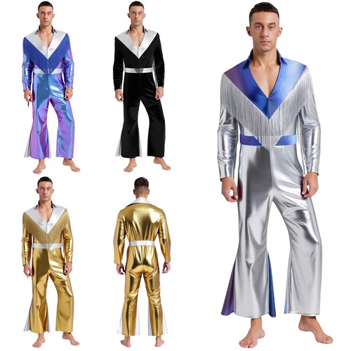 Herren jumpsuit metallic - herren,
