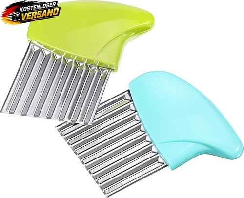 Gemüse wellenmesser 2er set - gemüse-wellenmesser,