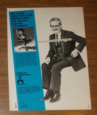 Seltene Werbung DRABERT ERGO-TOP Leder Sessel - Rückenversicherung 1983