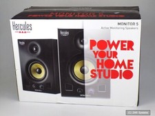 Hercules Monitor 5 aktive Monitor Lautsprecher 4780905 mit Bi-Amping 2x80W NEU
