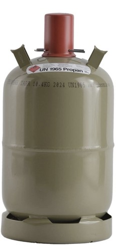 Gasflasche 11kg grau leer