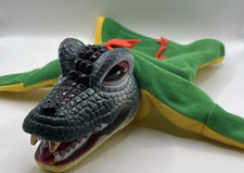 Handpuppe Krokodil 25cm grün
