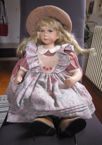 Grosse vintage puppe groß - vintage,
