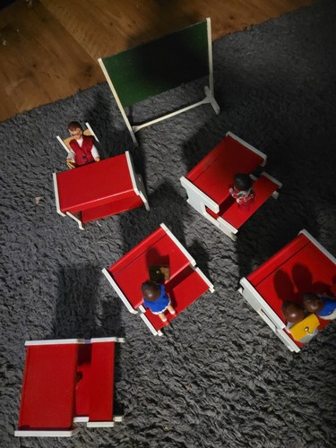 Puppenhaus möbel set schule - puppenhaus,