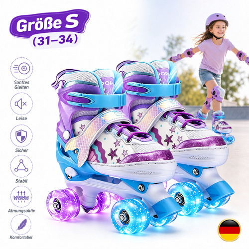 Quad rollschuhe räder - quad-rollschuhe, pu-räder