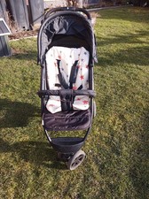 HAUCK Liegebuggy, 3rädrig, sehr wendig mit Einlage, Fellsack, Wagenschuhe 