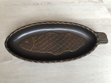 Melitta Friesland Katen-Geschirr Fisch Form Platte 35 cm
