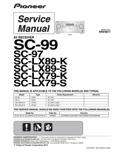 Service manual anleitung - service, für