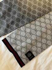 Gucci Schaal Grau Monogramm Muster - Original Neuwertig