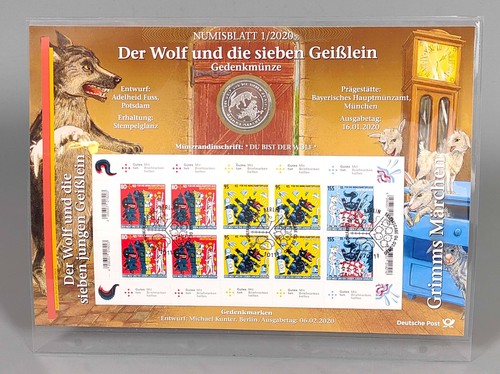 Numisblatt der wolf - numisblatt, die