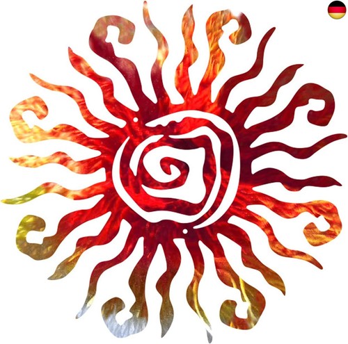 Metall sonne wanddekoration - metall,
