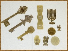 10 Jewish Kabbalah Amulets 24K