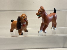Disney Susi und Strolch Lady and the tramp Heimo 2 x Figur Vintage 60er Jahre