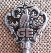 alter Schrank Möbel Schlüssel mit Adler GE Zeichen Hohldorn f. Kommode Sekretär