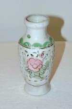 (23007) Kleine Ziervase / Dekovase Keramik VINTAGE? H 9,5 cm