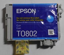 Epson T0802 Tinte cyan für Stylus Photo R265 R285 R360 RX560 RX685  PX700W 
