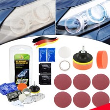 Profi Scheinwerfer Politur Set Aufbereitungsset  Lampen Politur KFZ ReparaturDHL