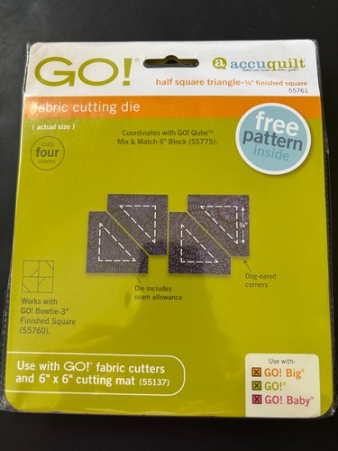 Accuquilt matrize halbes - matrize,