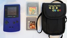 Gameboy Color In Blau Mit 2
