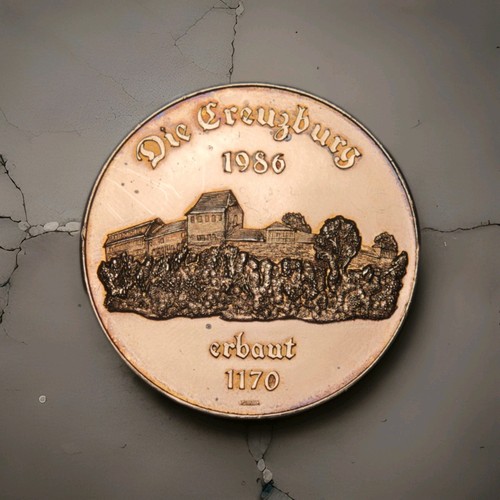 Gedenkmedaille die creuzburg - gedenkmedaille,