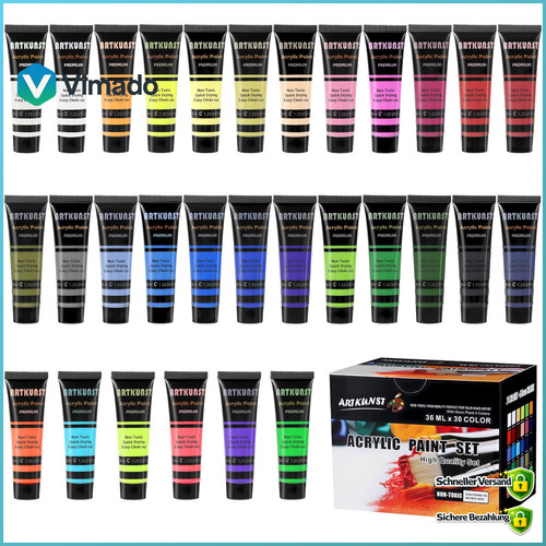 Acrylfarben set 36 - acrylfarben,