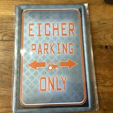 Blechschild Schild 20x30 Eicher Mammut Tiger PARKING ONLY neuwertig in Folie PRK