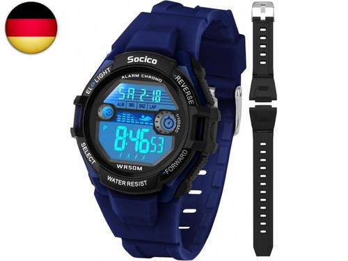 Kinder digitaluhr mit farben - kinder, 7